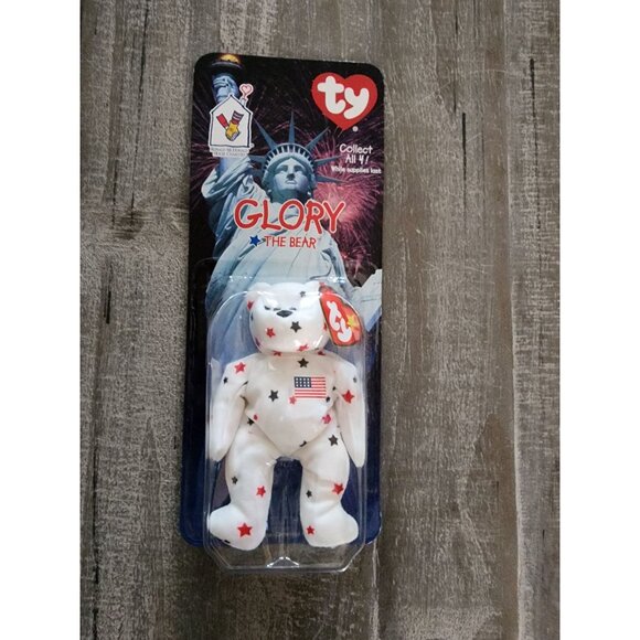 Ty Beanie Babies Maple & Glory The Bear McDonalds Collectible Set - Picture 7 of 11